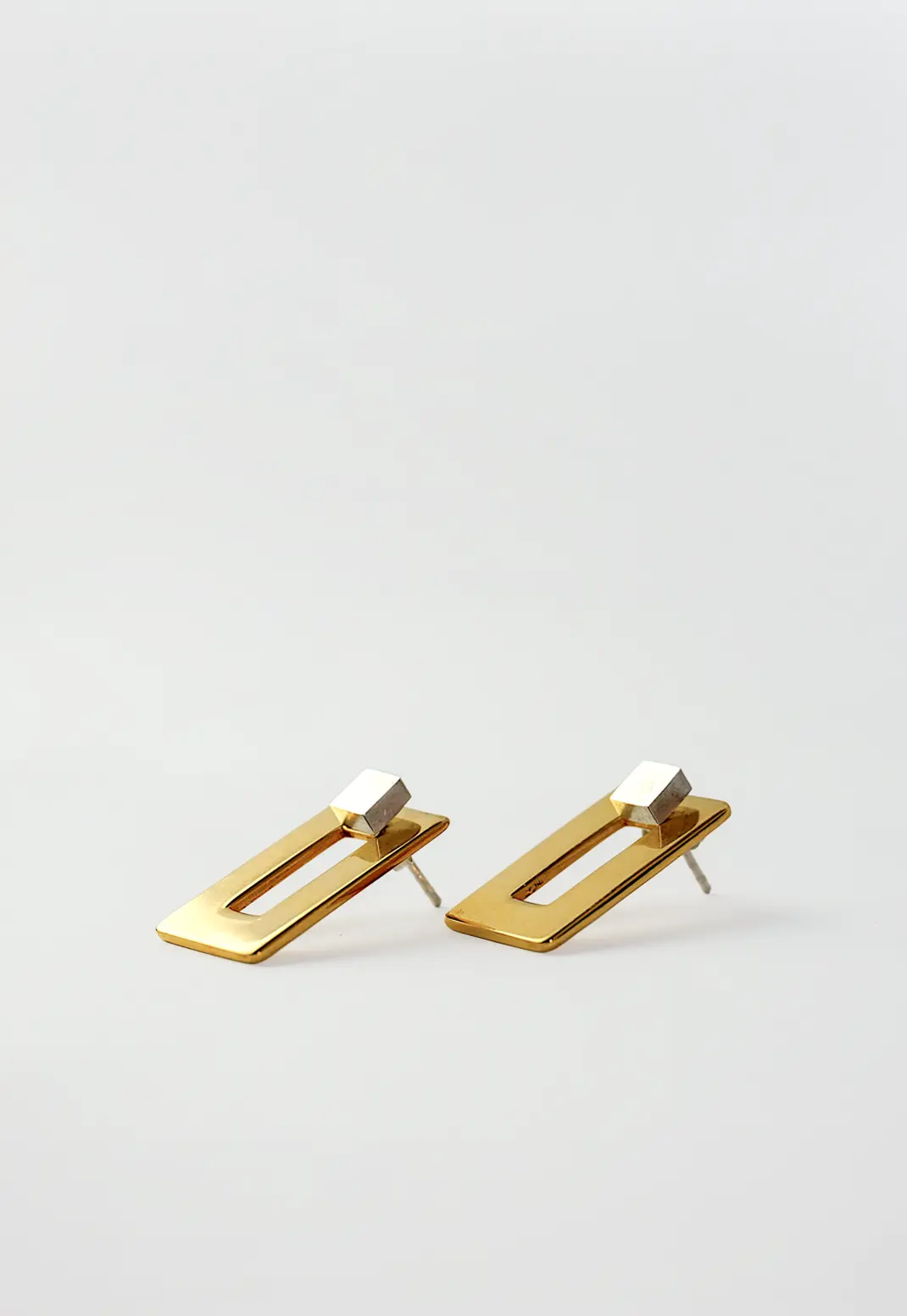 Boucles d'oreilles Dualité XS Plaqué or