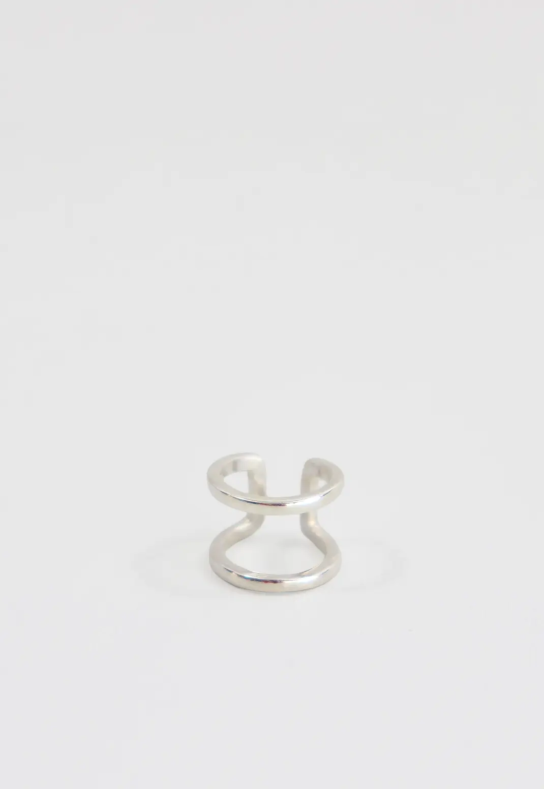 Boucle d'oreille Unité Argent – Image 2