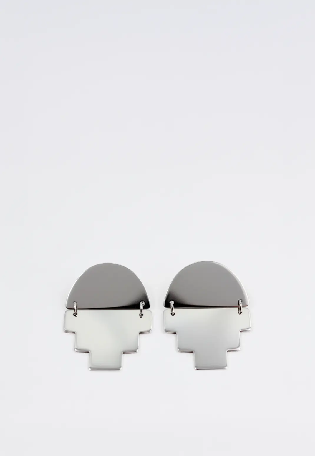 Boucles d'oreilles Pyramides Argent