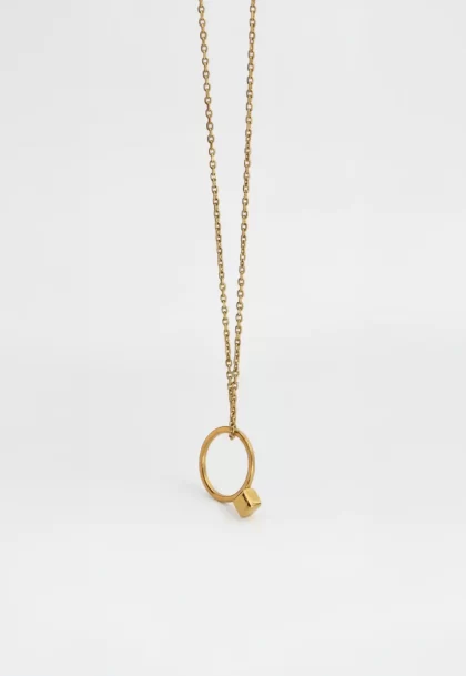 Collier Cube Vermeil