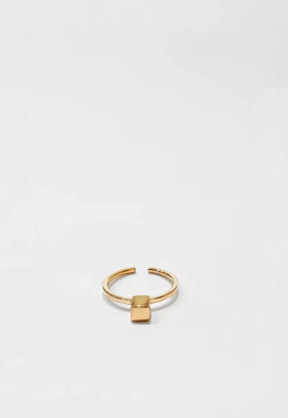 Bague Carrée Vermeil