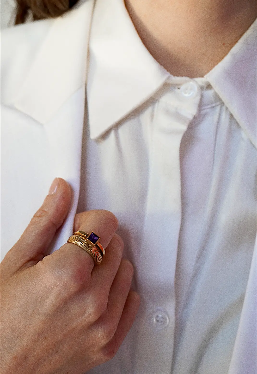 Bague Jacaranda Vermeil – Image 2
